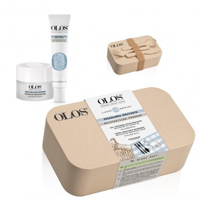 Olos Feuchtigkeitsprogramm - Augenkontur-Gel+Feuchtigkeitsspendende und nährende Gesichtscreme 